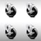 Service Caster 5 Inch SS Phenolic Wheel Swivel Bolt Hole Caster Set with Brake SCC-SSBH20S514-PHS-TLB-4 - alternate 1